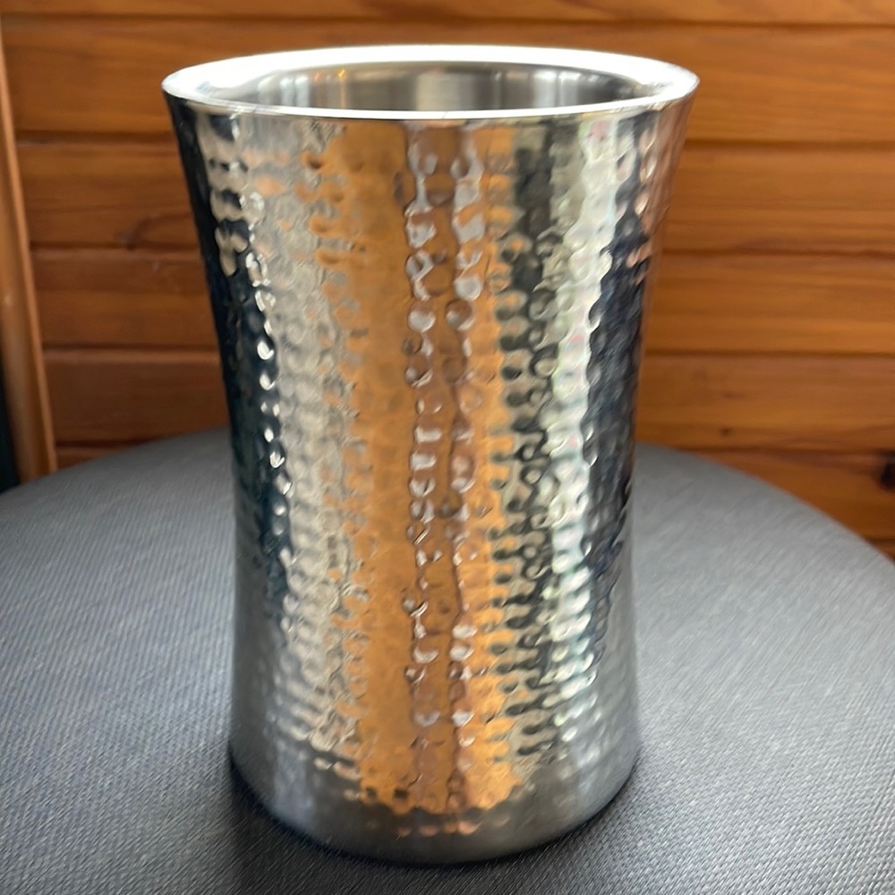 Towle Hammered towle silversmith hammersmith wine bottle holder ice bucket